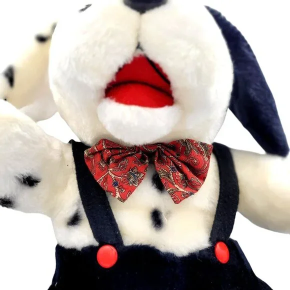 Vintage 1980s Brooklyn Doll & Toy Dalmatian Stuffed Plush Puppy Dog 15" - Picture 5 of 9